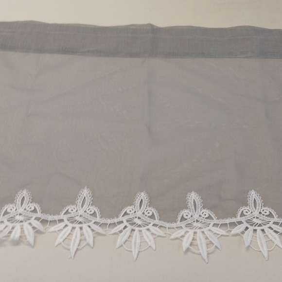 Curtains/ valance set of 4 new - Picture 1 of 6